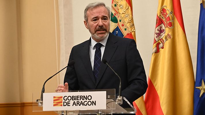  - Azcón anuncia la convocatoria de elecciones anticipadas en Aragón al no haber acuerdo presupuestario
