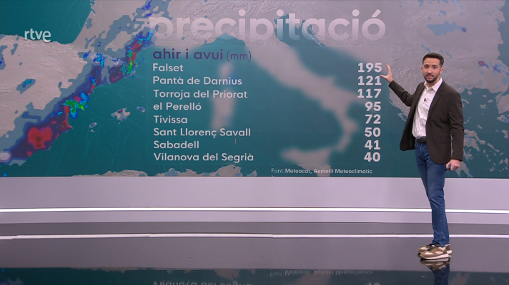 El temps - La setmana comença amb pluja abundant, a l'espera de noves tempestes fortes