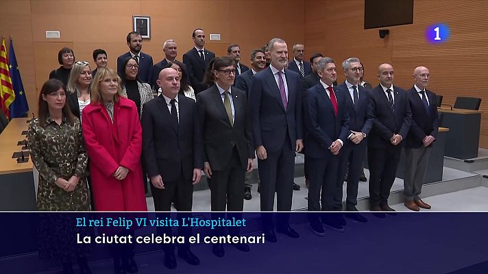 L'Informatiu - Felip VI visita l’Hospitalet en el centenari com a ciutat