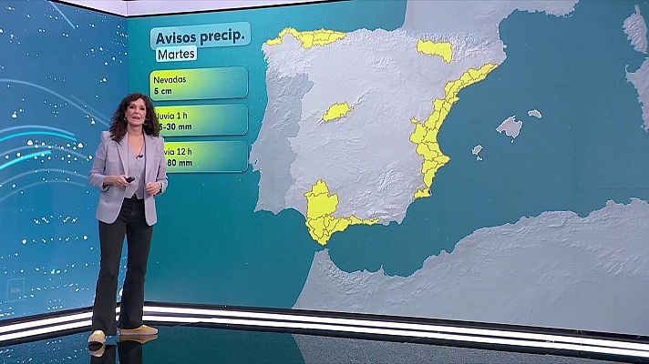 El tiempo - Chubascos localmente fuertes al final del día en el norte de Galicia, oeste de Asturias y Estrecho
