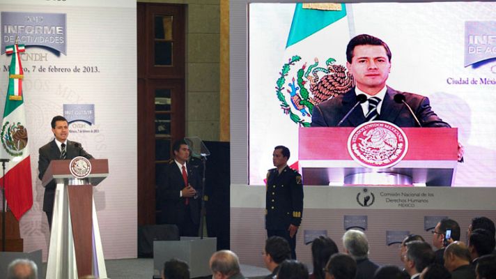 Telediario 1 - Peña sobre la violación de Acapulco