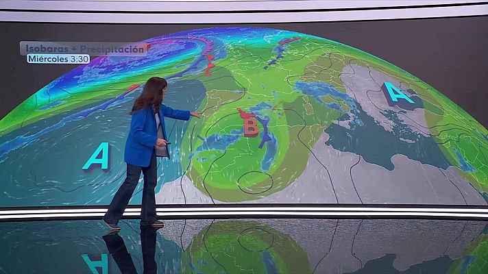 El tiempo - Acumulaciones significativas de nieve en cotas altas del Sistema Central