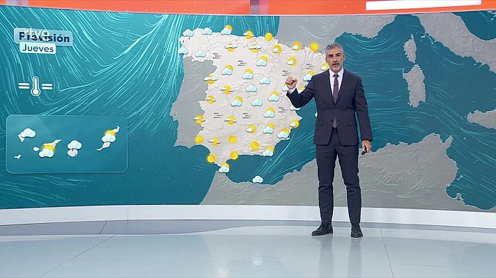El tiempo - Precipitaciones fuertes y persistentes acompañadas de tormenta en la fachada oriental peninsular, también posible en Baleares y Melilla