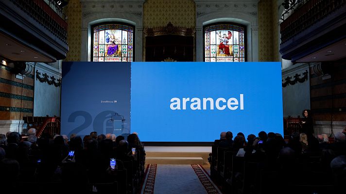 Telediario 1 - Arancel es la palabra del año 2025 para la FundéuRAE