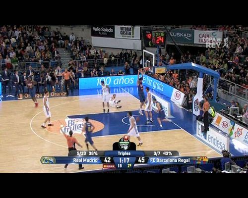 Baloncesto en RTVE - Real Madrid 108-111 Barcelona Regal