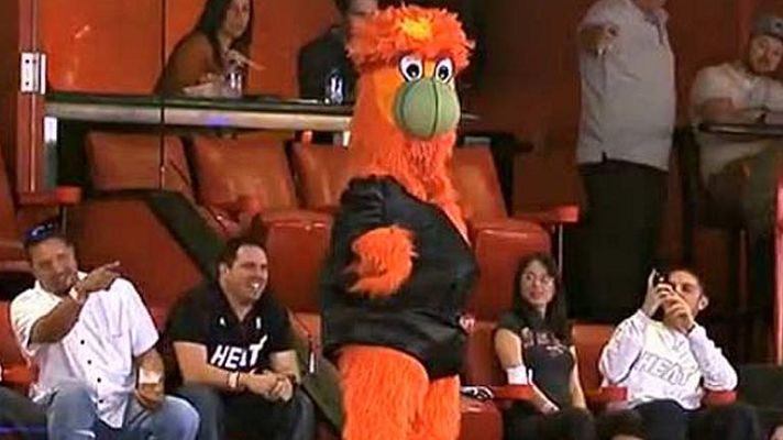 Conexión tdp - La mascota de los Miami Heat, a lo Beyoncé