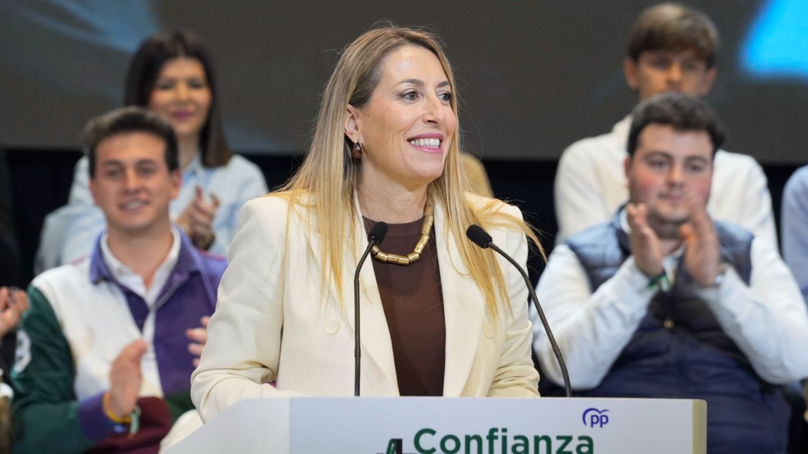 María Guardiola (PP) defiende en RTVE la convocatoria electoral en Extremadura por el bloqueo a los presupuestos | Ver