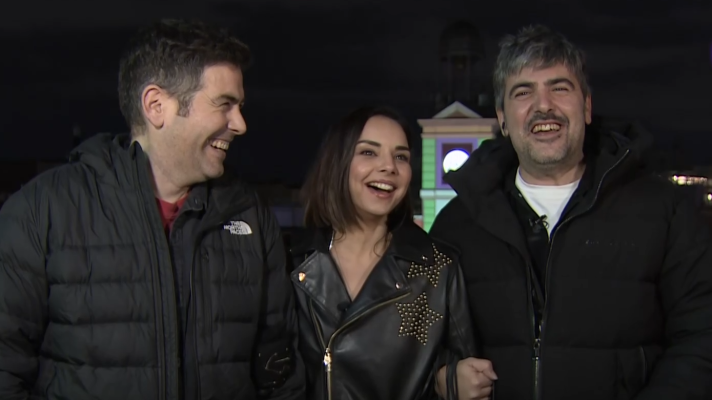 Telediario 2 - Entrevista con Estopa y Chenoa, presentadores de las campanadas en TVE