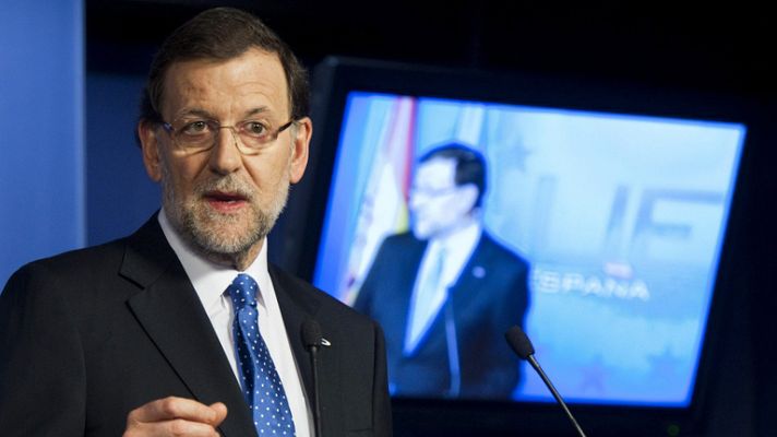 Telediario 1 - Rajoy publica sus declaraciones de la renta