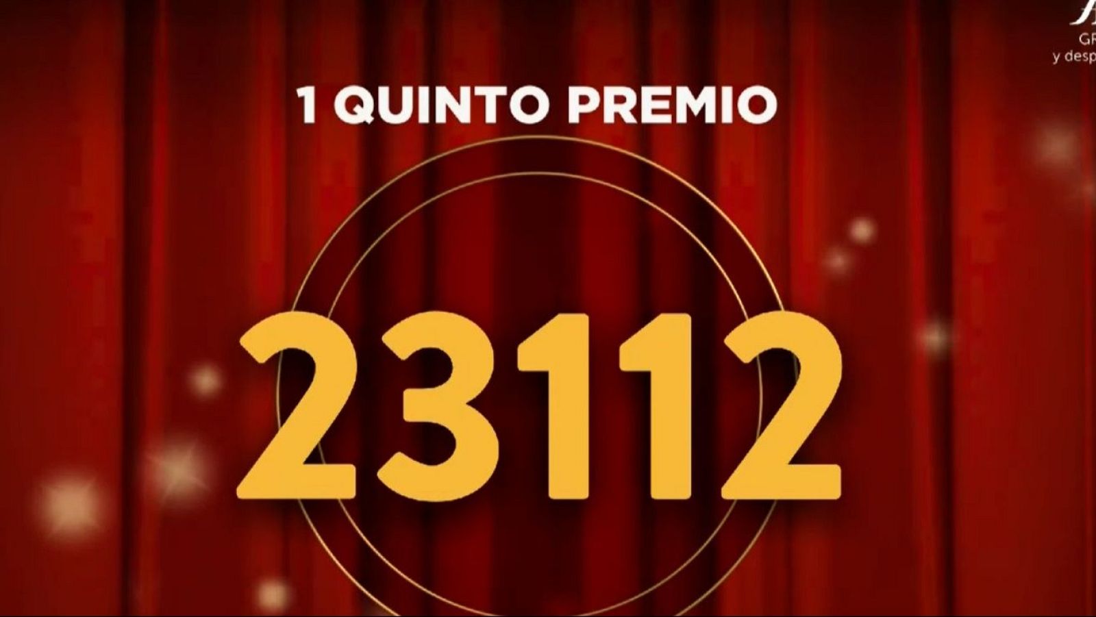 23.112, quinto premio de la Lotería de Navidad 2025 | Ver vídeo - Loterías | Ver