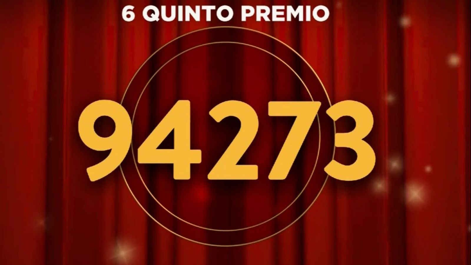 94.273, sexto quinto premio de la Lotería de Navidad 2025 | Ver vídeo - Loterías | Ver