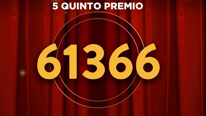61.366, quinto premio de la Lotería de Navidad 2025 | Ver vídeo - Loterías | Ver