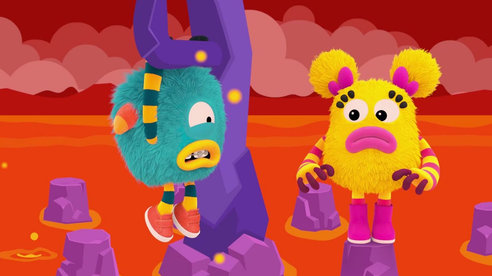 El suelo es lava - Momonsters | Ver