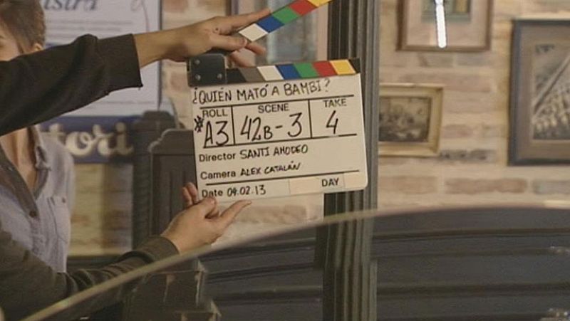El director de cine Santi Amodeo rueda en Sevilla ¿Quién mató a Bambi?