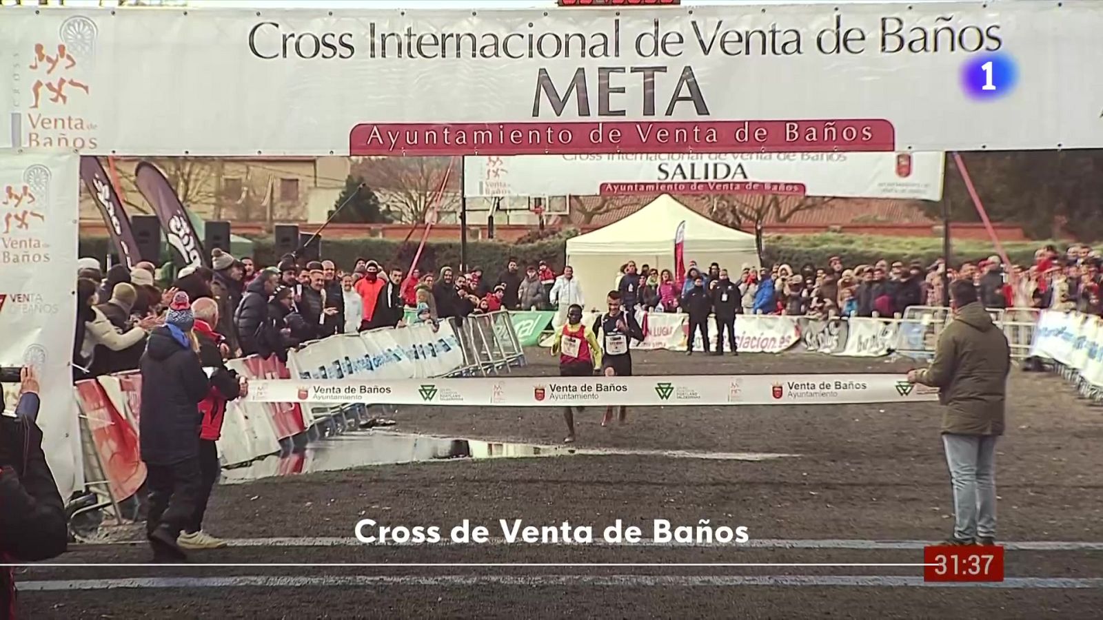 Kiptoo y Kepwemoi ganan en el cross de Venta de Baños - Los Deportes de La1 | Ver
