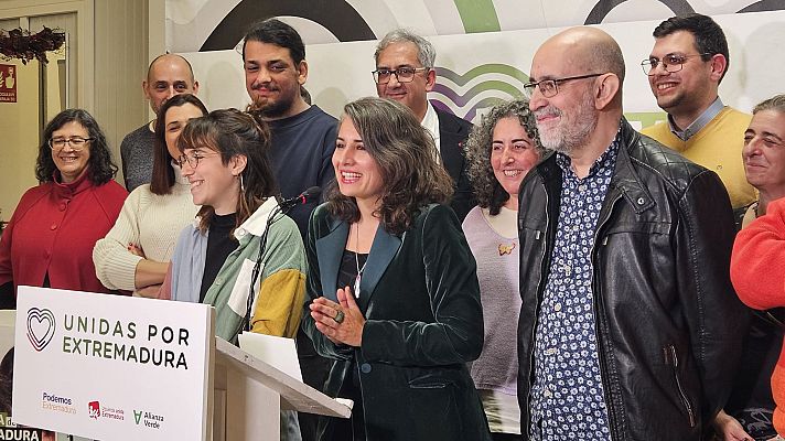 Especiales informativos - Irene de Miguel (Unidas por Extremadura) pide a Guardiola dar un paso al lado si tiene "un mínimo de decencia"