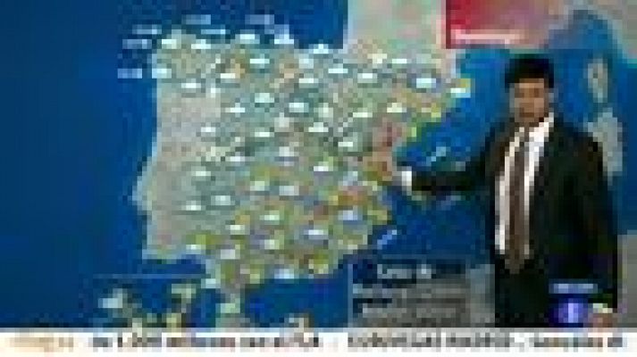 El tiempo - Una borrasca cruza la Península