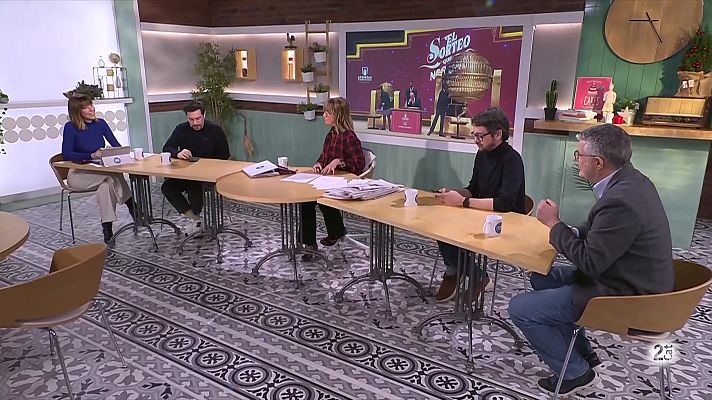 Cafè d'idees - Loteria de Nadal 2025, eleccions Extremadura i tertúlia esportiva