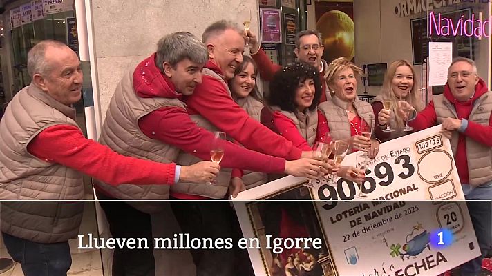 Telenorte - País Vasco - El tercer premio de la lotería de Navidad cae en Igorre