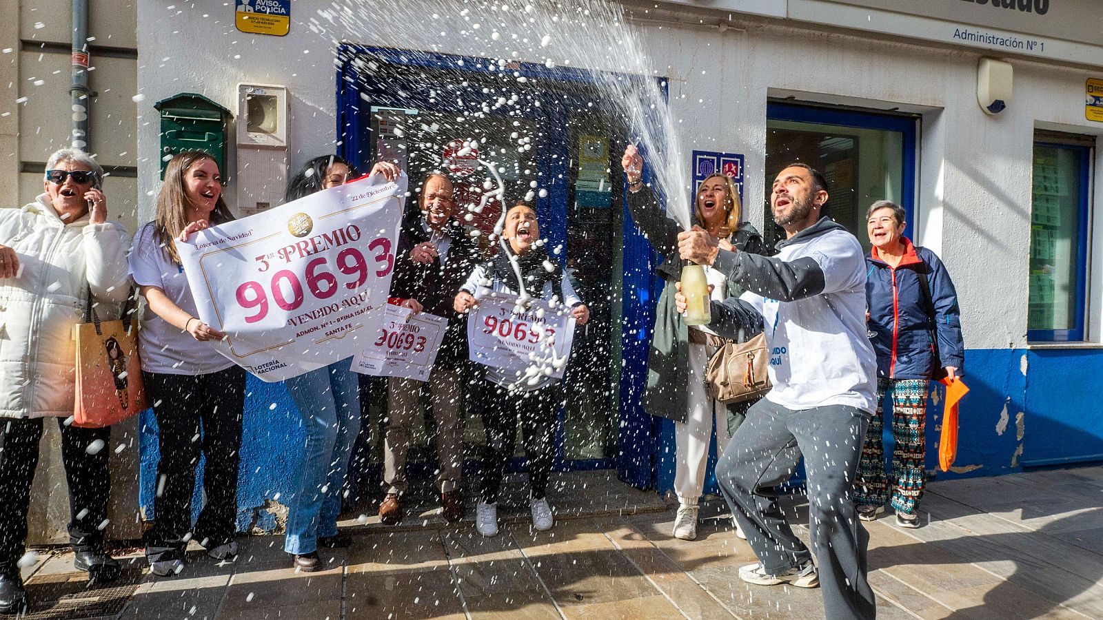 Lotería de Navidad: El tercer premio reparte millones en Granada y Vizcaya | Ver