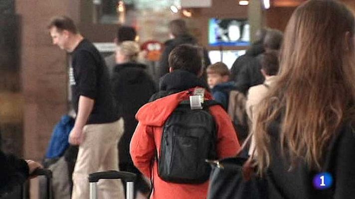 Telediario 1 - Niño belga viajó solo a Málaga