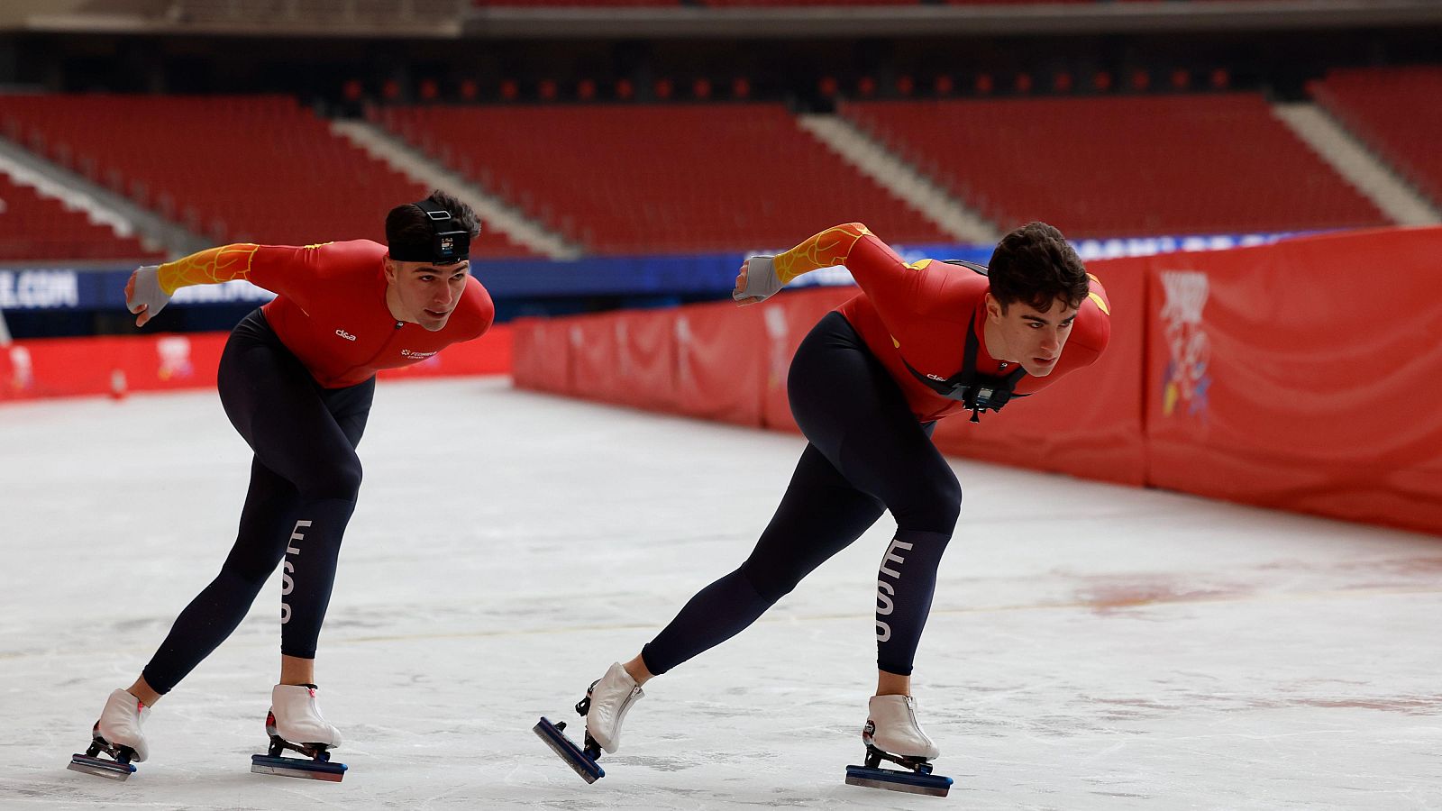 Nil Llop y Daniel Milagros, la pareja española de patinaje de velocidad para los Juegos de Invierno - Los Deportes de La1 | Ver