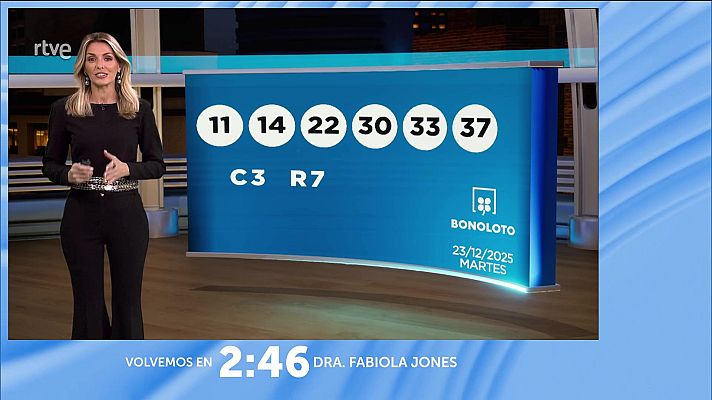 Loterías - Sorteo de la Bonoloto y Euromillones del 23/12/2025