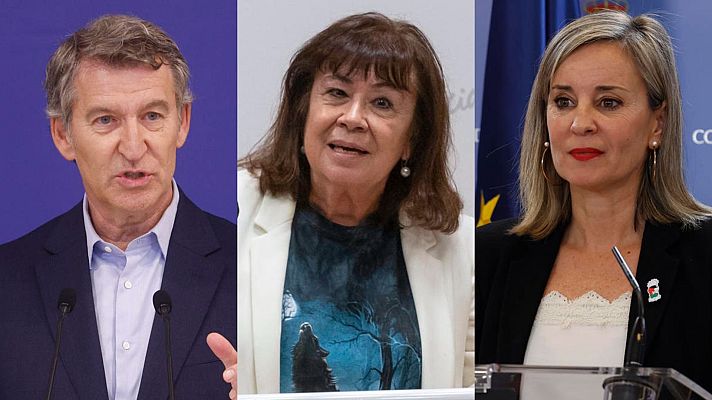 Telediario 1 - PP y PSOE aplauden el discurso del rey, que critican Sumar, Podemos y nacionalistas