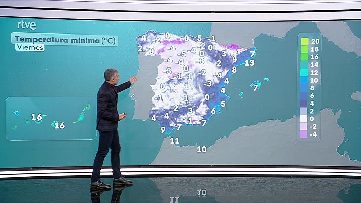 El tiempo - Precipitaciones fuertes en el entorno de la Nao, Baleares y noreste de Cataluña, posible tormenta y granizo