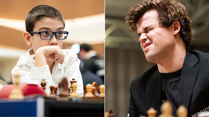 Los Deportes de La1 - Faustino Oro desafía a Magnus Carlsen en los Mundiales de ajedrez