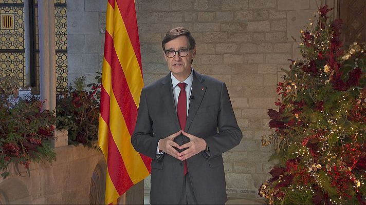 Especials informatius - Salvador Illa reivindica la humanitat i la solidaritat en el discurs de Sant Esteve
