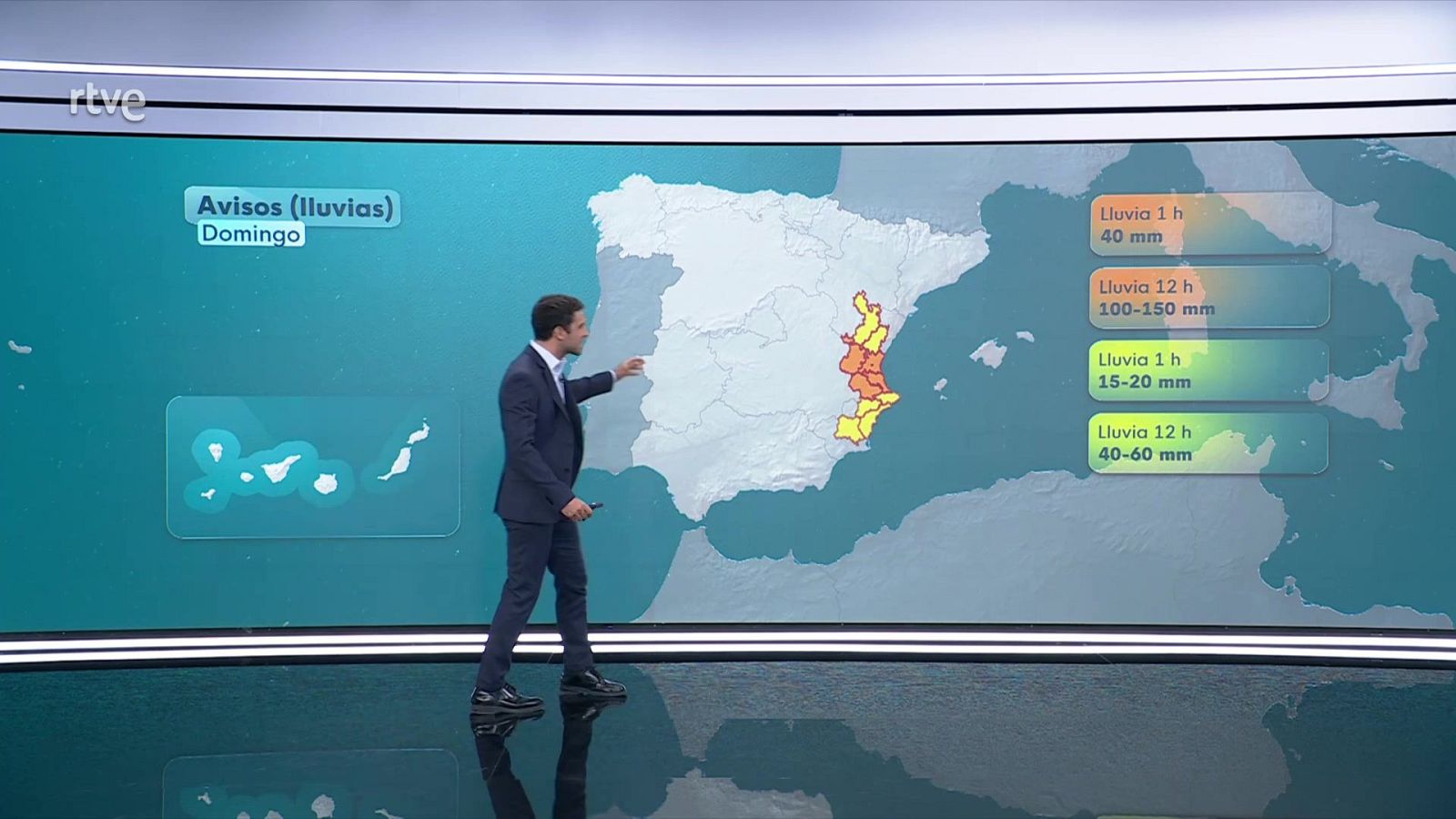 El Tiempo Noche - 28/12/25 - RTVE.es - El tiempo | Ver