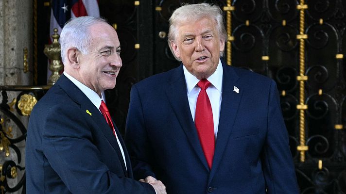 Telediario 2 - Trump y Netanyahu instan al desarme de Hamás con la segunda fase del alto el fuego en Gaza en el horizonte