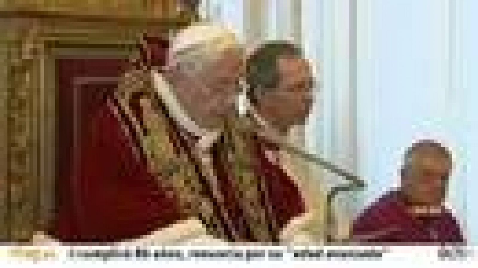 Benedicto XVI: "Mis fuerzas no se adecúan al ejercicio de mi Ministerio por más tiempo"