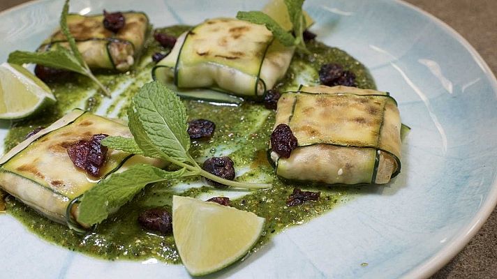 Telediario 1 - Los vegetarianos y veganos tienen pocas opciones frente a los opíparos menús navideños de carne y pescado