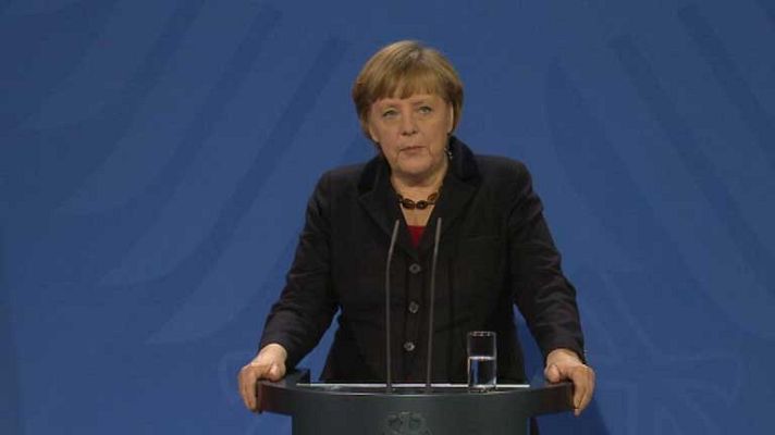Telediario 1 - Merkel: respeto a renuncia del papa