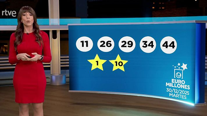 Loterías - Sorteo de la Bonoloto y Euromillones del 30/12/2025