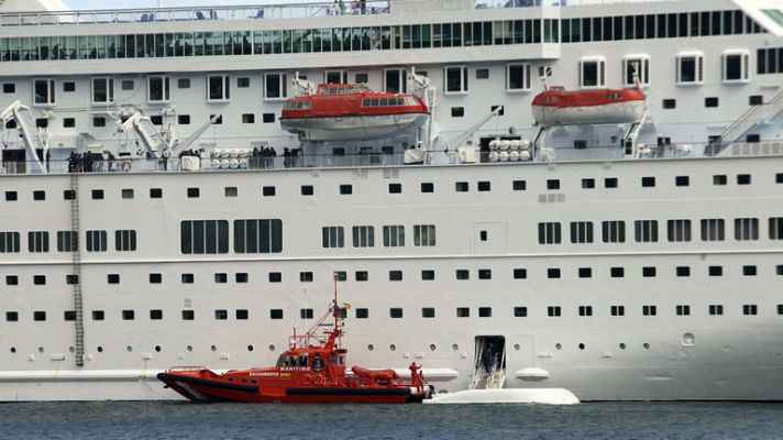 Accidente en un crucero