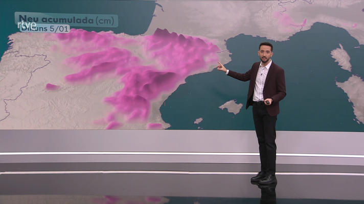 El temps - Borrasca Francis a Catalunya: fred intens, neu a cotes baixes i mala mar