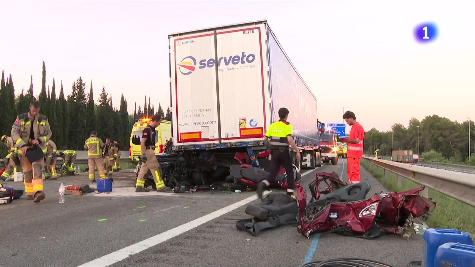 Creix la xifra de víctimes mortals a les carreteres catalanes - L'Informatiu | Veure