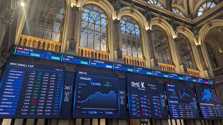 Telediario 2 - El Ibex 35 cierra en un nuevo máximo con 17.492 puntos