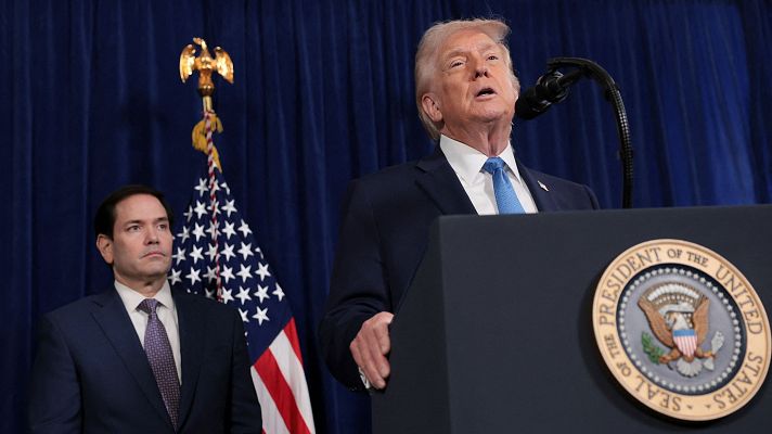 Especiales informativos - EE.UU. ataca Venezuela - Comparecencia de Trump