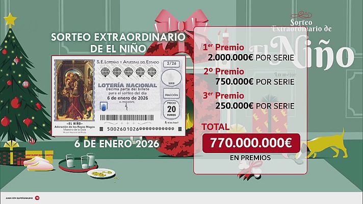 Loterías - La suerte en tus manos - 04/01/2026