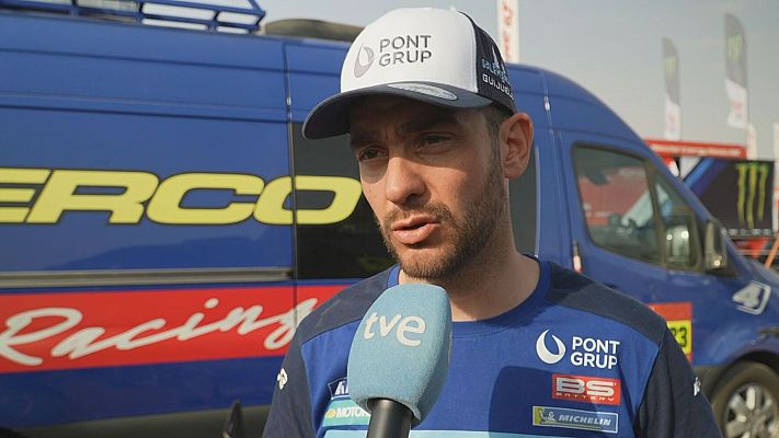  - Lorenzo Santolino, tras abandonar el Dakar por una nueva caída: "Es lo que pasa cuando no llegas al cien por cien"