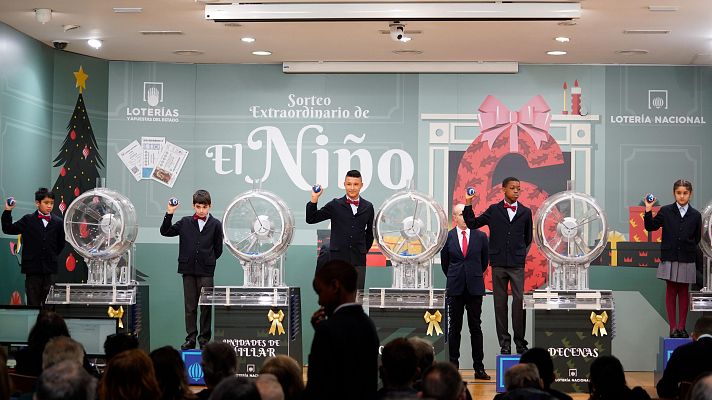 Lotería del Niño - El 06703, primer premio de la Lotería del Niño 2026 reparte 200.000 euros al décimo