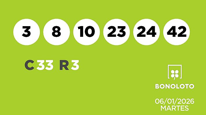 SELAE - Sorteo de la Lotería Bonoloto y Euromillones del 06/01/2026