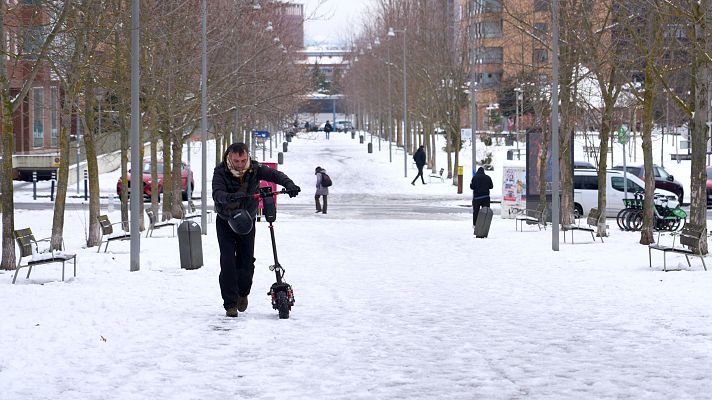 Telenorte - País Vasco - Euskadi se congela, llegando a los -12ºC en Álava