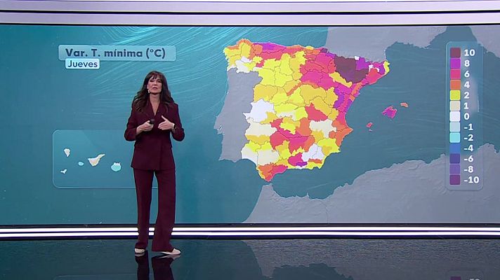 El tiempo - Rachas muy fuertes de aliso en Canarias y de viento de oeste y noroeste en litorales cantábricos, Pirineos, Ampurdán y bajo Ebro