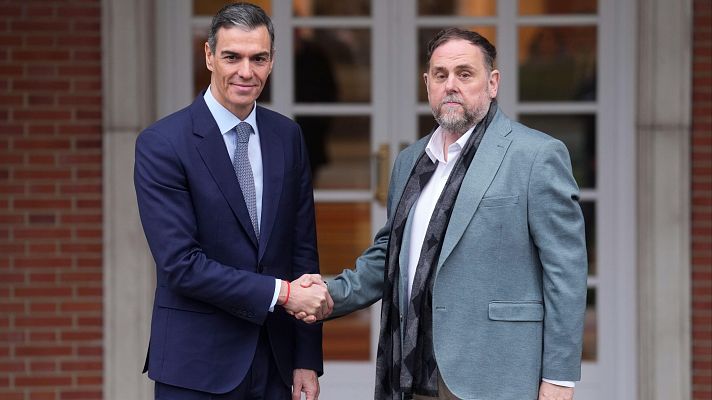 Diario 24 - Junqueras (ERC), tras su reunión con Pedro Sánchez en la Moncloa: "hay un acuerdo en el modelo de financiación"