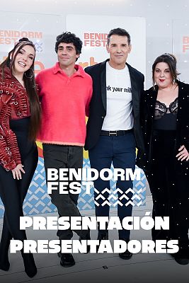 Benidorm Fest - Rueda de prensa con presentadores del Benidorm Fest 2026